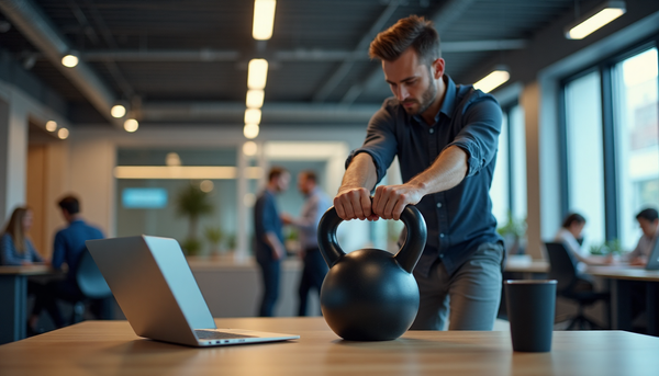 Why I Keep a Kettlebell Under My Desk (And You Should Too)